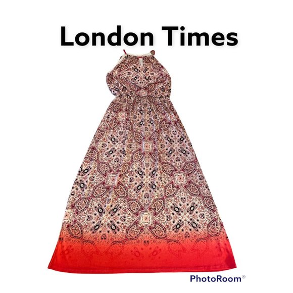 London Times Dresses & Skirts - London Times Pink Paisley Sundress Size 8